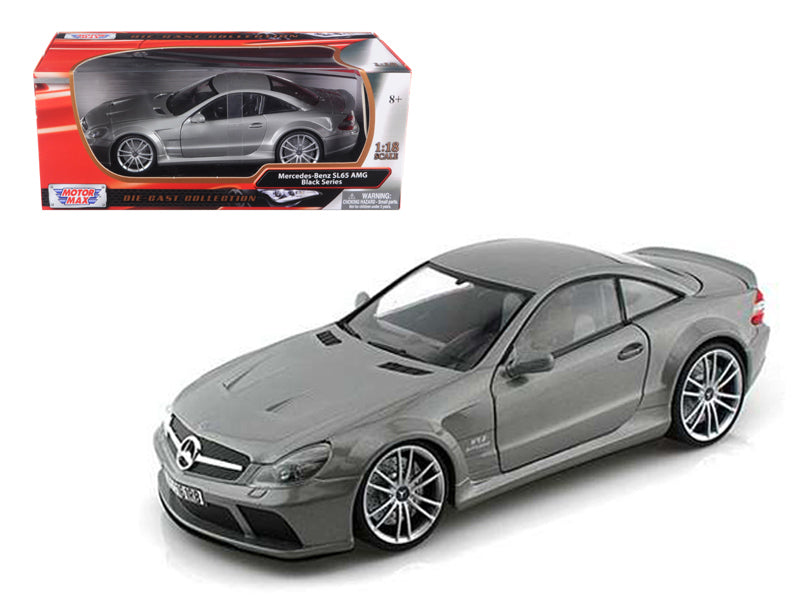 Rapid Vehicles Mercedes SL65 AMG Black Series (R230) Grey 1/18 Diecast Model Car by Motormax ...