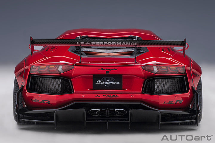 STM Diecast AUTOart Lamborghini Aventador Liberty Walk LB-Works, Limited Edition, Hyper Red w/...