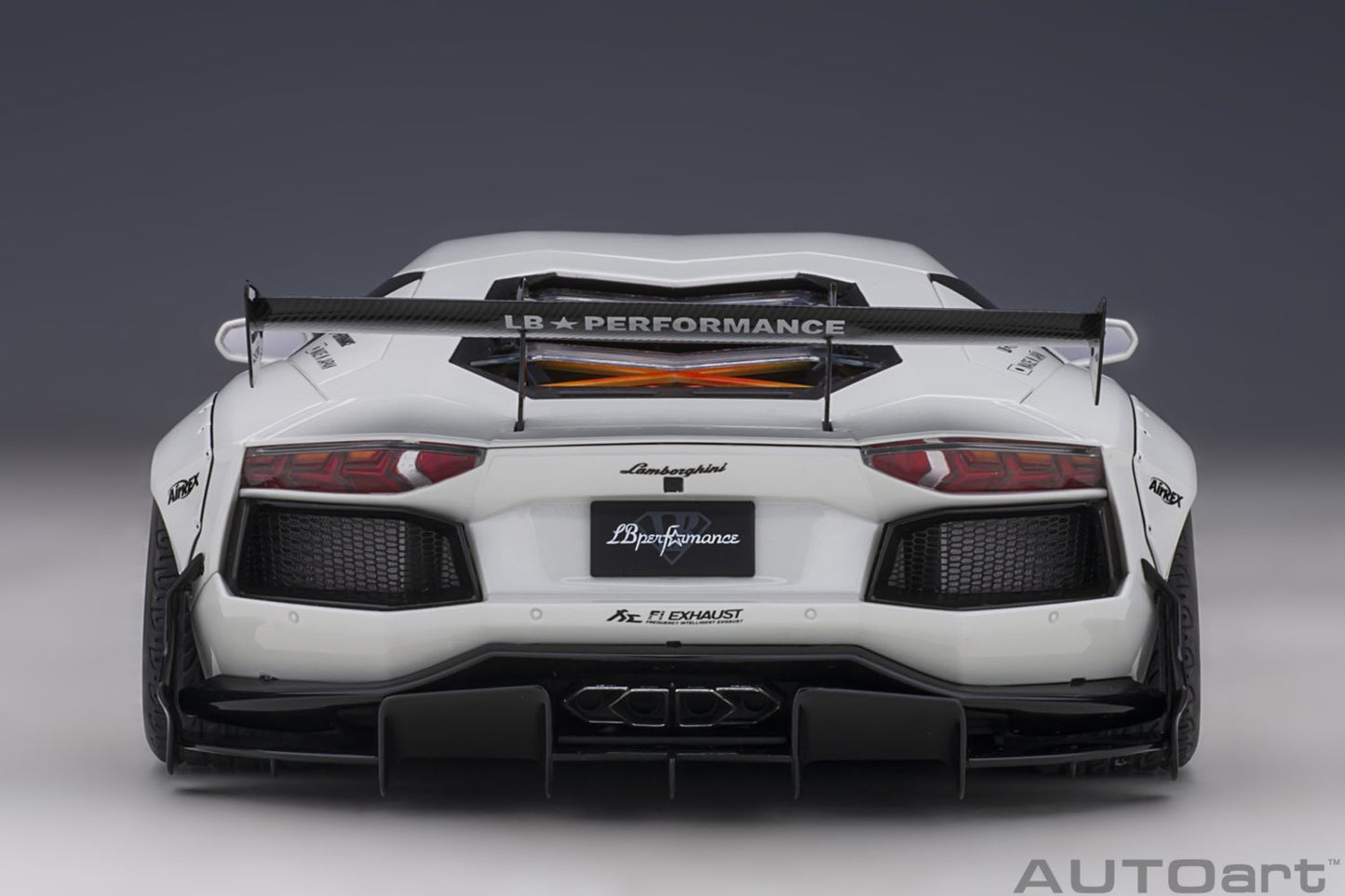 AUTOart Lamborghini Aventador Liberty Walk LB-Works, Limited Edition, Metallic White 1:18