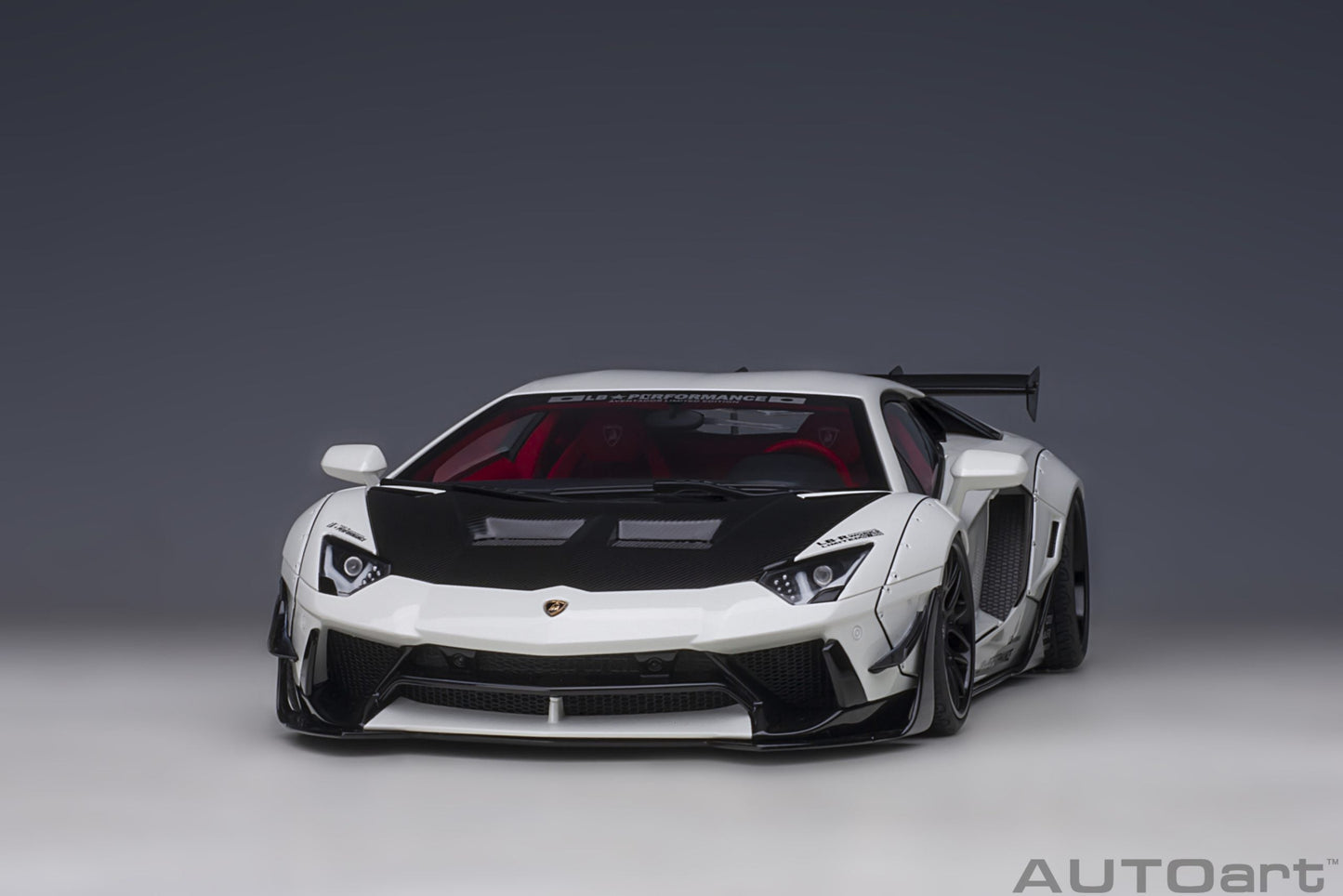 AUTOart Lamborghini Aventador Liberty Walk LB-Works, Limited Edition, Metallic White 1:18