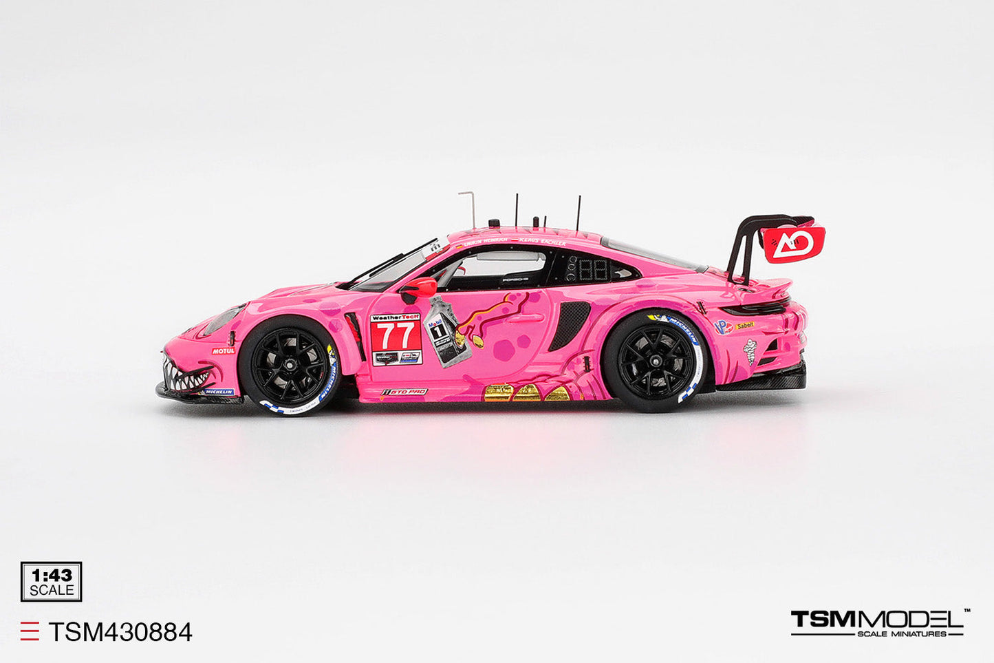 TSM Model Porsche 911 GT3 R (992) #77 Roxy AO Racing 2024 IMSA Road America 1:43