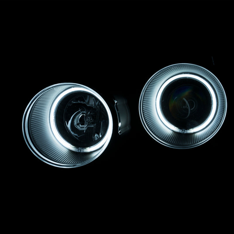 Anzo 2012-2015 Chevrolet Sonic Projector Headlights w/ Halo Black (CCFL)