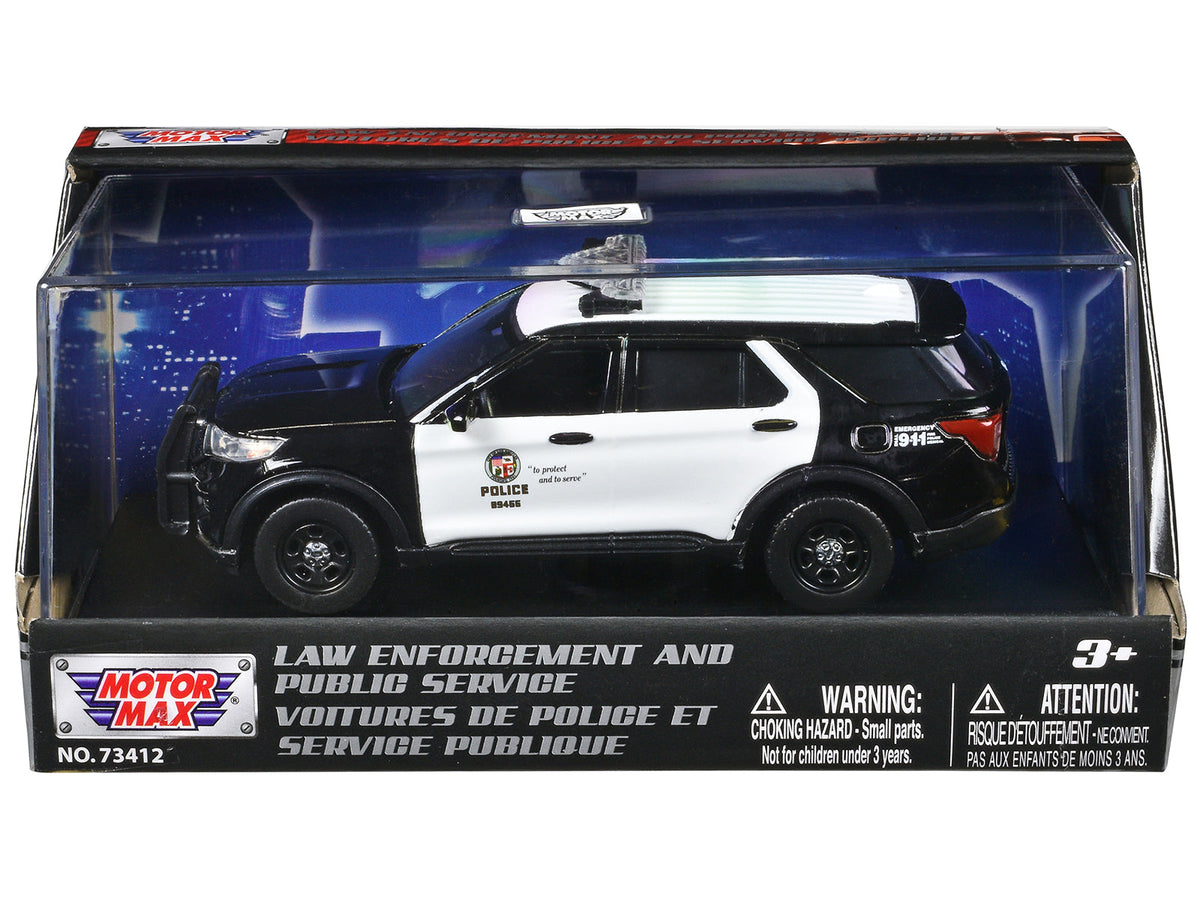 Rapid Vehicles 2022 Ford Police Interceptor Utility "LAPD (Los Angeles Police Department)" Black...