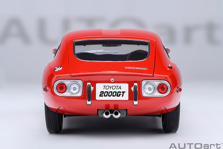 AUTOart 1967 Toyota 2000GT (Upgraded Version) Red 1:18
