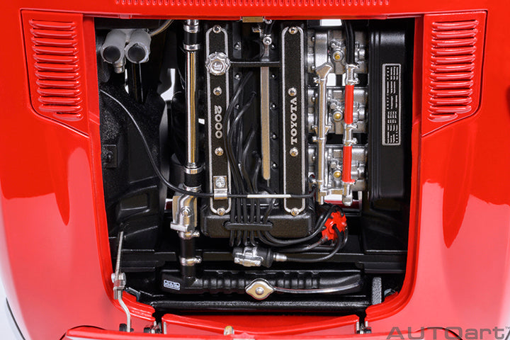 AUTOart 1967 Toyota 2000GT (Upgraded Version) Red 1:18
