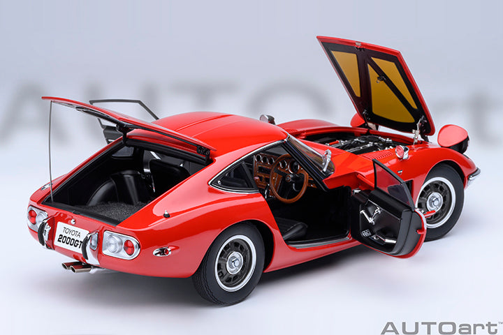 AUTOart 1967 Toyota 2000GT (Upgraded Version) Red 1:18