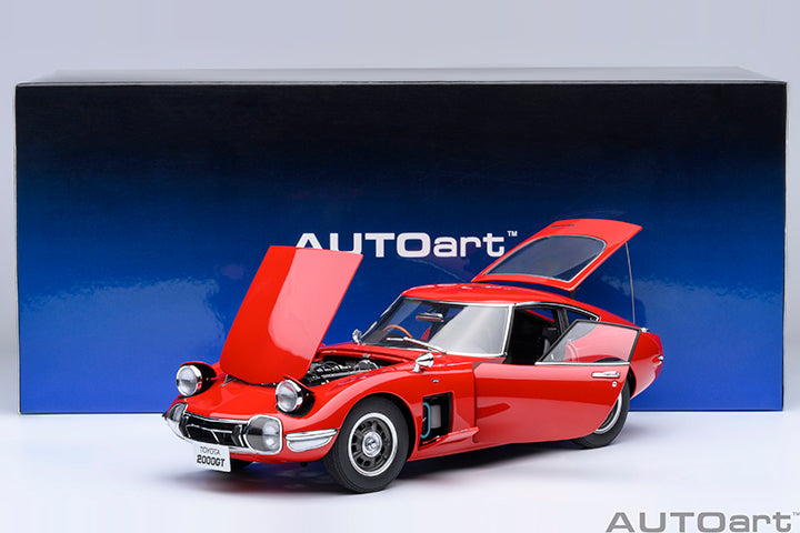 AUTOart 1967 Toyota 2000GT (Upgraded Version) Red 1:18