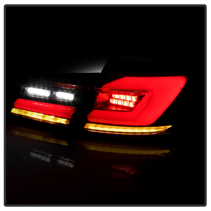 FR SPORT SPYDER 11-17 BMW 5 Series F10 F18 M5  Sequential Turn Signal LED Tail Light - BK...