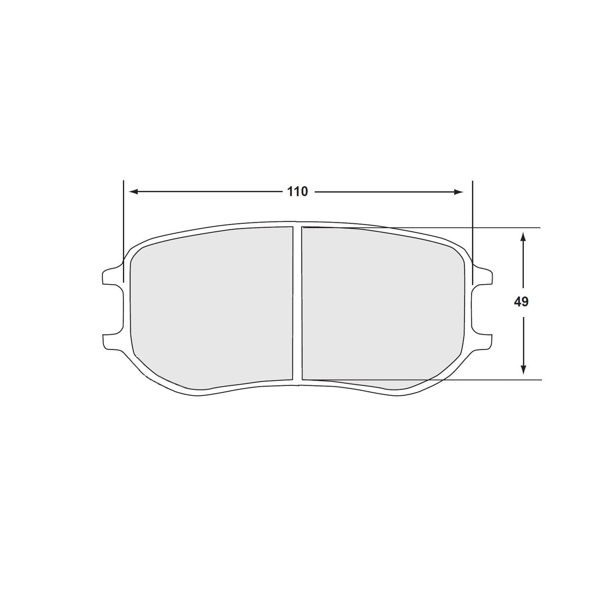 PFC Porsche 991 Cup / Cayman GT4 Clubsport Rear Brake Pads - 332 Compound  - 7969.332.26.44