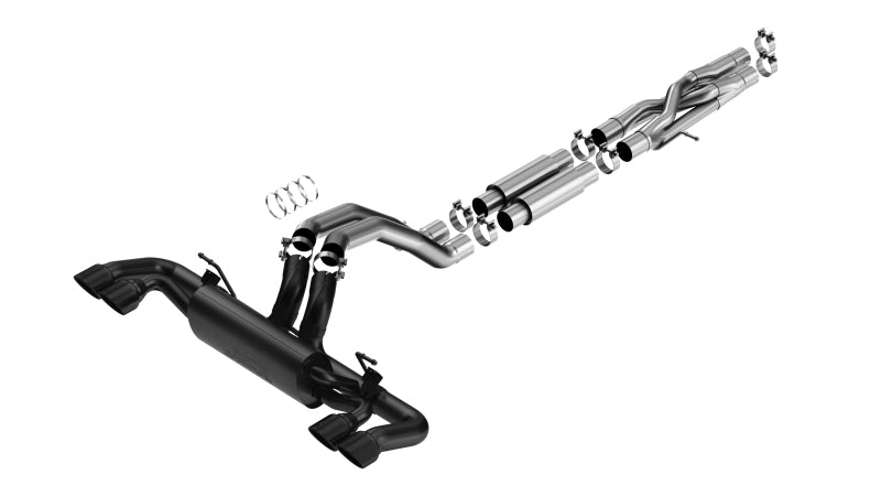FR SPORT Borla 21-22 Jeep Wrangler Rubicon 392 6.4L V8 AT 4WD 4DR S-Type Cat-Back Exhaust -...