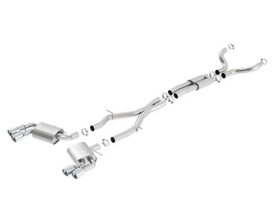 FR SPORT Borla Chevy 16-17 Camaro 6.2L ATAK Catback w/ Dual Tips (NPP) Dual Split Rear Exit 140688