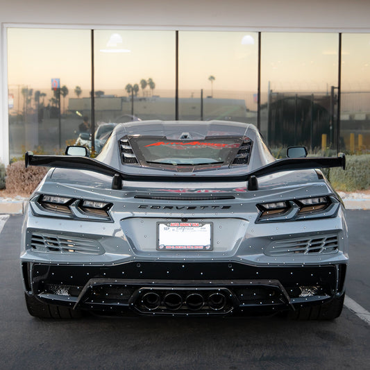 Auto Addict USA 2023-2026 C8 Corvette Z06/E-Ray Z07 Rear Spoiler Carbon Fiber 1pc