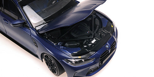 Minichamps 2024 BMW M3 (G80) Frozen Portimao Blue (Matte) 1:18