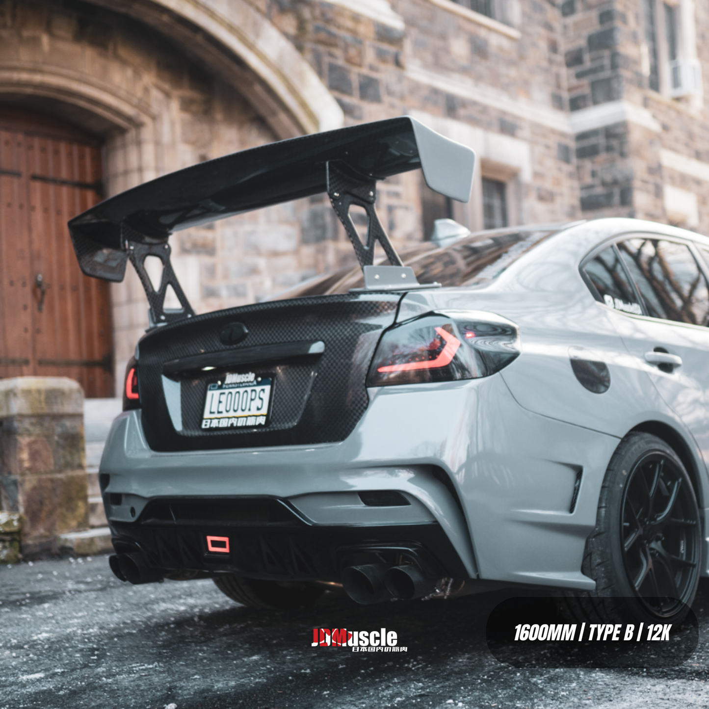 JDMuscle [15-21 WRX/STI] VS Style Full Carbon Fiber Euro GT Wing *Speical Order*No Cancellation*