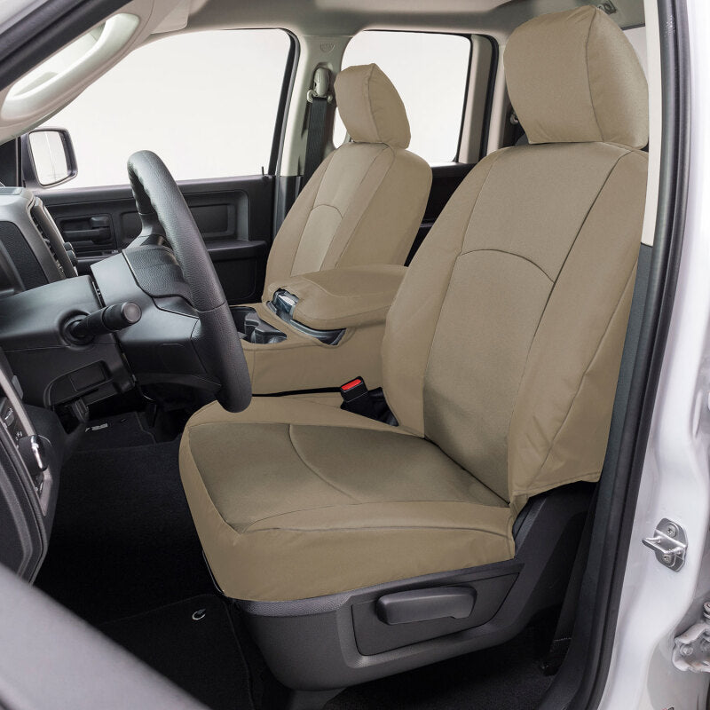 Covercraft 21-25 F150 XL/XLT Endura PrecisionFit Custom Front Row Seat Covers - Tan/Tan GTF4431ABENTT