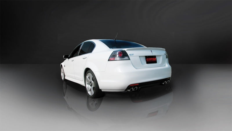 Corsa Performance 08-09 Pontiac G8 GXP 6.0L V8 Polished Sport Cat-Back + XO Exhaust