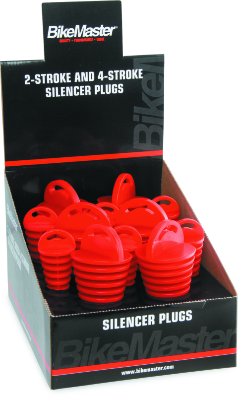 BikeMaster Exhaust Plug Display - 12pc. 151686