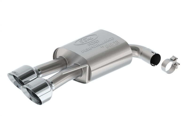 Ford Racing 2024 Mustang 5.0L Sport Non-Active Cat-Back Exhaust w/Valance - Chrome Tip M-5200-M5SCV