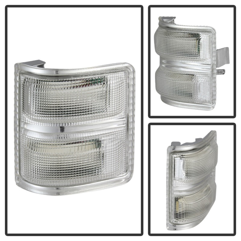FR SPORT SPYDER xTune Ford Superduty 08-14 F250-F550 Amber LED Mirror Signal Lens - Clear...