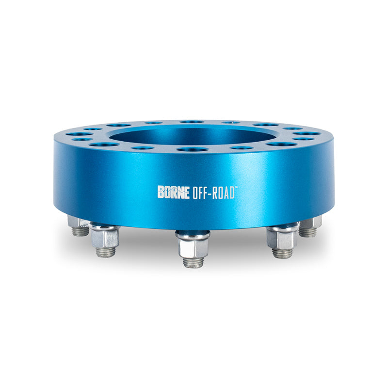 Borne Off-Road Wheel Spacers 8X165.1 121.3 50 M14 Blu BNWS-006-500BL