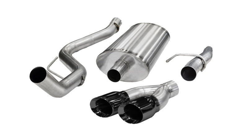 FR SPORT Corsa Performance 11-13 Ford F-150 5.0L V8 Black Sport Cat-Back Exhaust - View 2