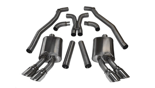 FR SPORT Corsa Performance 12-13 Chevrolet Camaro Coupe ZL1 6.2L V8 Polished Sport Cat-Back + XO