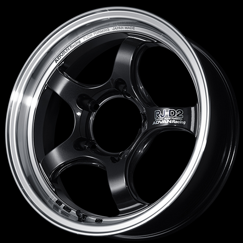 Advan RG-D2 18x10.0 / +22 Offset / 5x114.3 / 73mm Bore / Machining and Black Gunmetallic YAT8K22EBG
