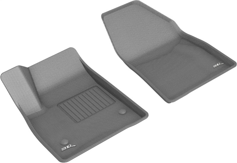 3D MAXpider 20-21 Cadillac XT6 Kagu 1st Row Floormats - Gray L1CD02111501