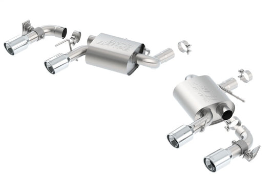FR SPORT Borla 16 Chevy Camaro SS 6.2L w/ Dual NPP S-Type Quad RD RL Tips Dual Exit Rear Section...