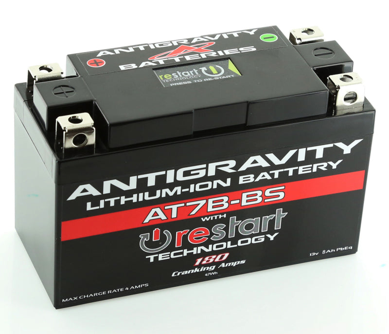 Antigravity Batteries Antigravity YT7B-BS Lithium Battery w/Re-Start AG-AT7B-BS-RS