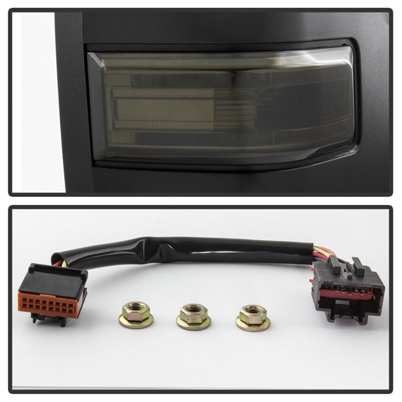 FR SPORT SPYDER xTune 04-14 Ford F-150 Heated LED Telescoping Mirrors - Smoke (Pair)...