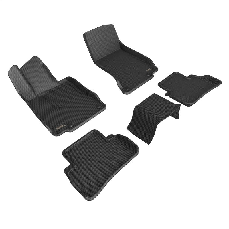FR SPORT 3D MAXpider 2022 Mercedes-Benz C-Class 5 Seat Gas Model w/ Short Axis Kagu Black R1 R2...