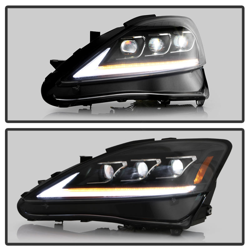 Spyder Lexus IS 250/350 06-10 Halogen Model Only High-Power LED Headlights - Black PRO-YD-LIS06AP-BK 5088246