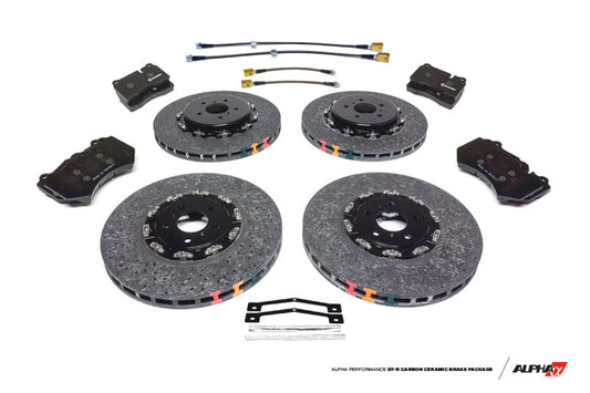 FR SPORT AMS Performance 2012+ Nissan GT-R DBA/NISMO R35 Alpha Carbon Ceramic Brake Kit...