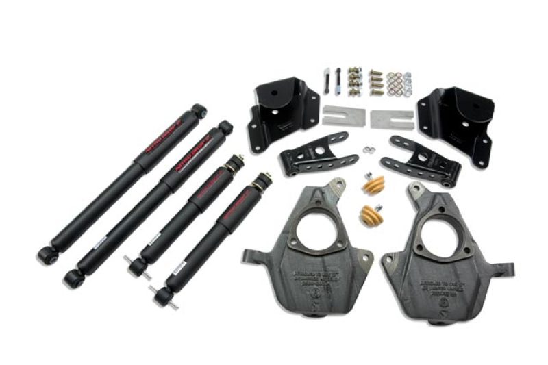 Belltech 99-00 GM Silverado/Sierra (Std Cab) 2" F/4" R W/ ND2 Shocks
