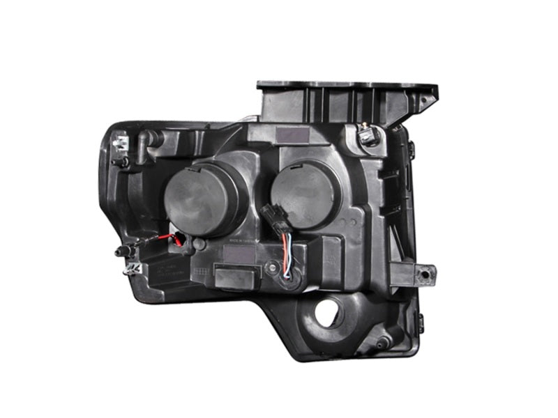 Anzo 2009-2014 Ford F-150 Projector Headlights w/ U-Bar Black
