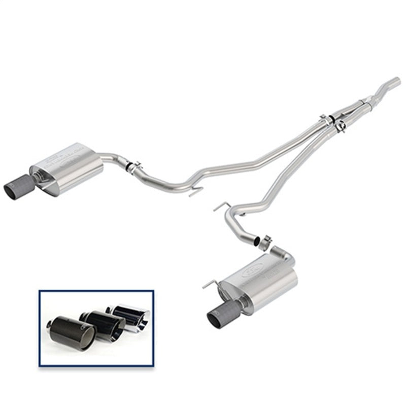 Ford Performance Parts Ford Racing 2018 Mustang 2.3L Ecoboost Cat-Back Touring Exhaust System