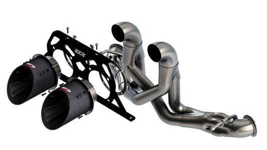 FR SPORT Borla 2017-2022 Ford GT 3.5L V6 AT/MT RWD 2DR 3-2in ATAK Catback 5in Dual Round Angle...
