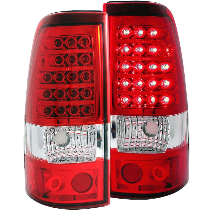 Anzo 2003-2006 Chevrolet Silverado 1500 LED Taillights Red/Clear