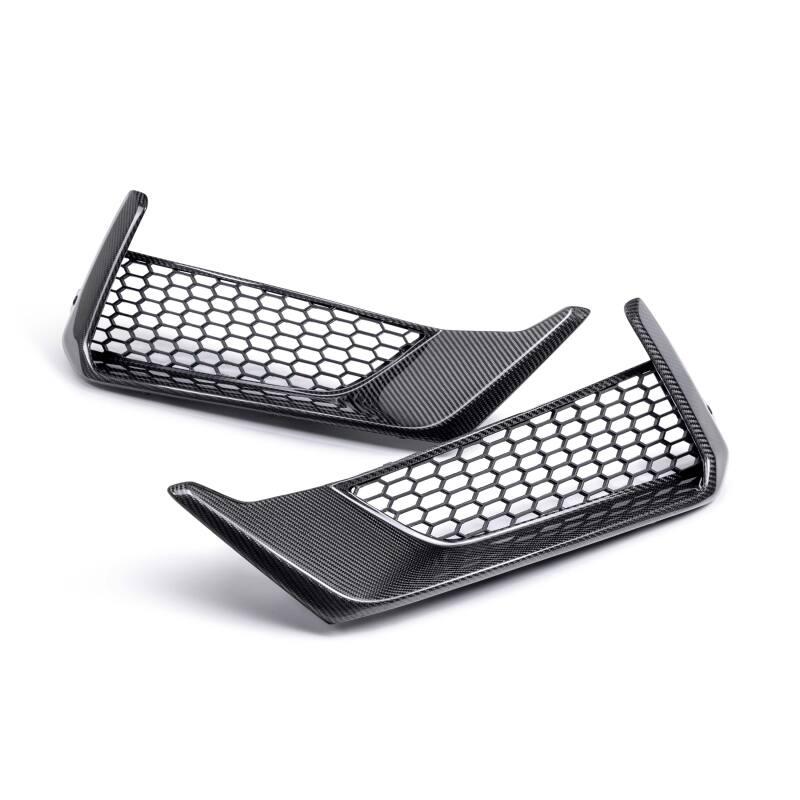 Anderson Composites 2024 Ford Mustang Dark Horse Carbon Fiber Front Bumper Inserts AC-FBI24FDMUDH