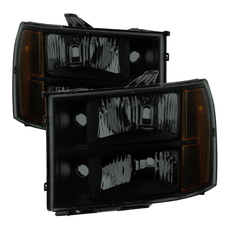 FR SPORT SPYDER Xtune GMC Sierra 07-13 Crystal Headlights Black Smoked HD-JH-GSIE07-AM-BSM 9034763