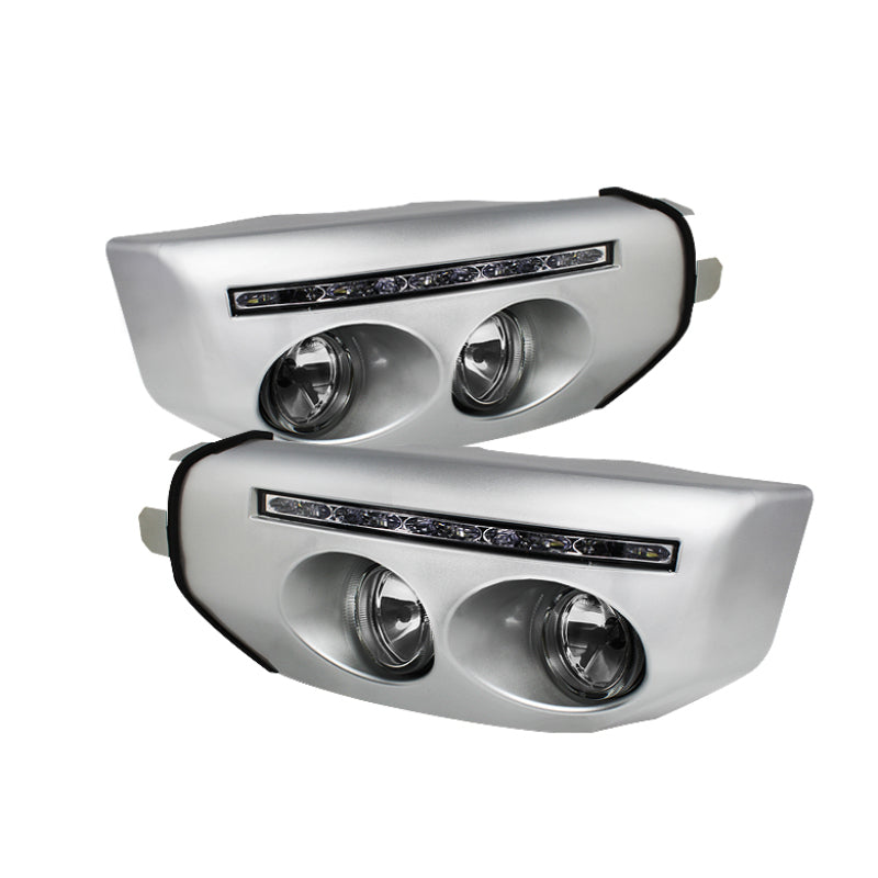 FR SPORT Spyder Toyota FJ Cruiser 07-14 Fog Lights W LED Daytime Running Lights w/swch- Clear...