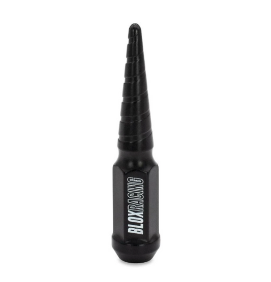 FR SPORT BLOX Racing Spike Forged Lug Nuts - Flat Black 12 x 1.25mm - Single BXAC-00154-SP
