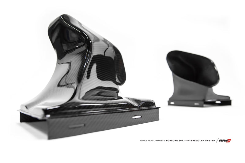 AMS Performance Porsche 997.2TT Alpha Intercooler System (For Stock Framed Turbos) ALP.09.09.0002-2