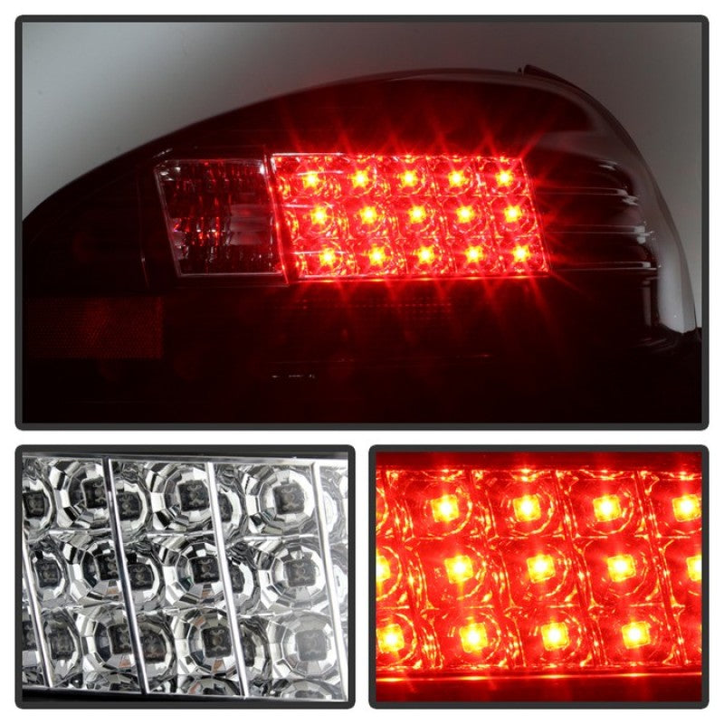 Spyder Pontiac Grand Prix 97-03 LED Tail Lights Black ALT-YD-PGP97-LED-BK 5007148