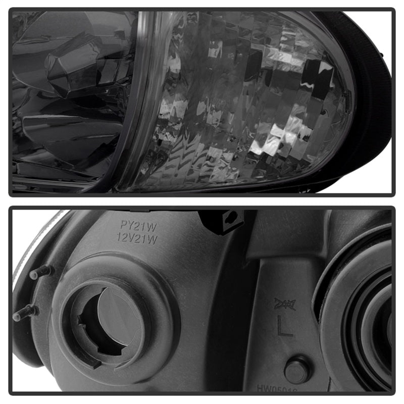FR SPORT SPYDER Xtune Honda Del Sol 93-97 1Pc Crystal Headlights Smoke HD-ON-HDEL93-1P-SM 5013439...