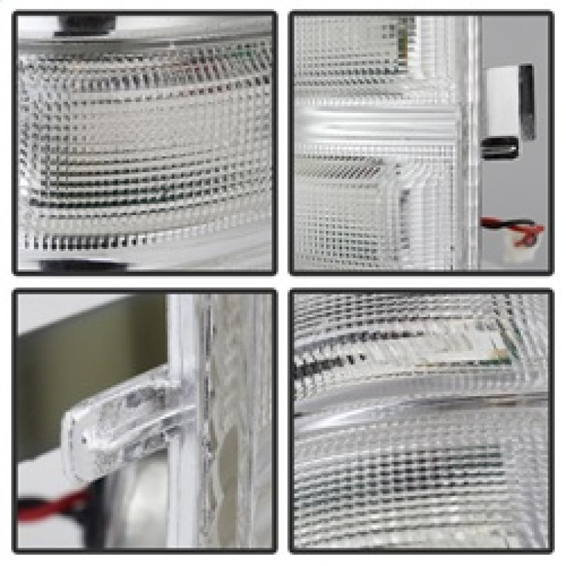 FR SPORT SPYDER xTune Ford Superduty 08-14 F250-F550 Amber LED Mirror Signal Lens - Clear...