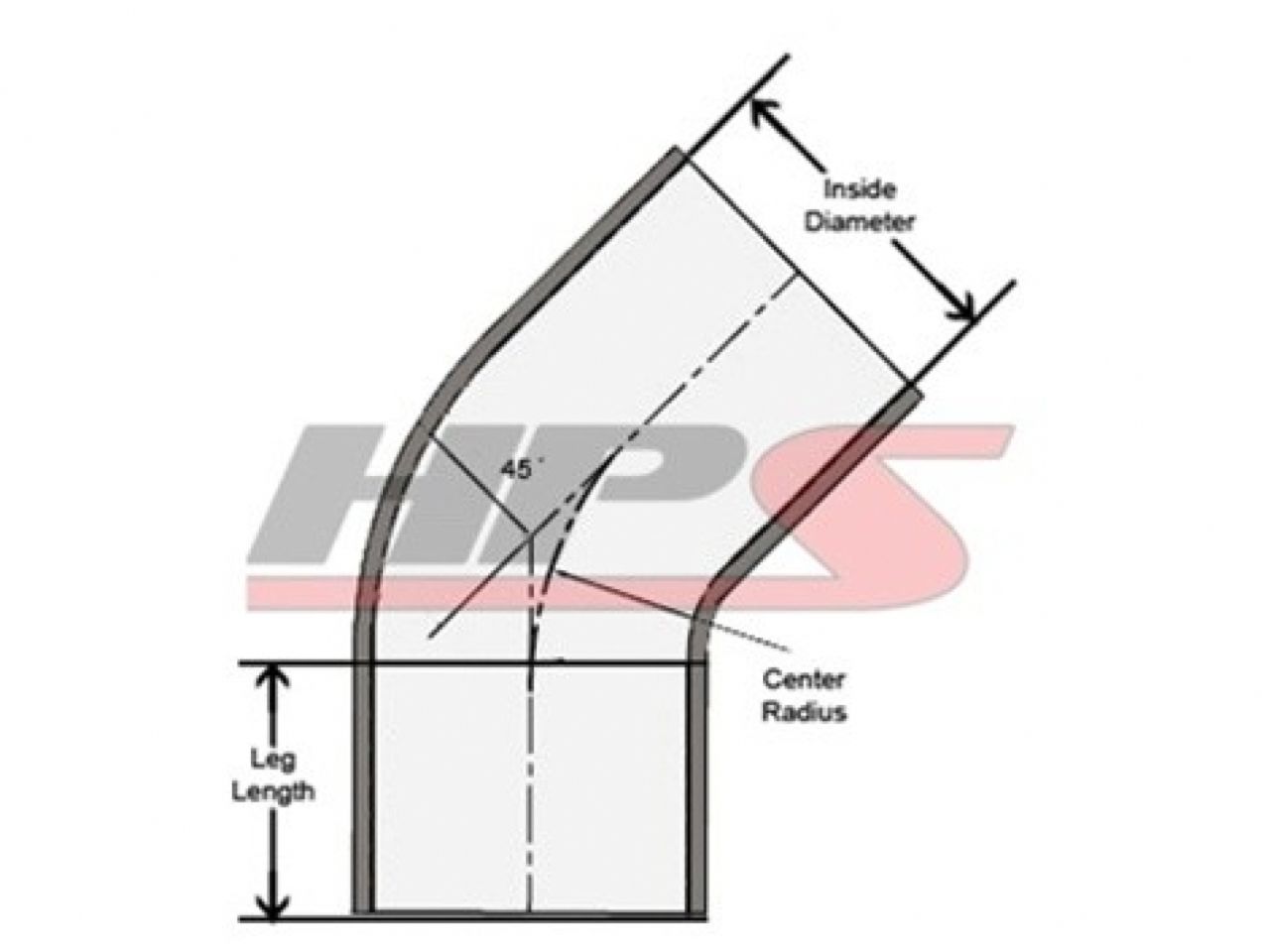HPS 3-1/4" - 3-1/2" ID, Silicone 45 Degree Elbow Reducer Coupler Hose, High Temp 4-ply Reinforced, Blue, 83mm - 89mm ID