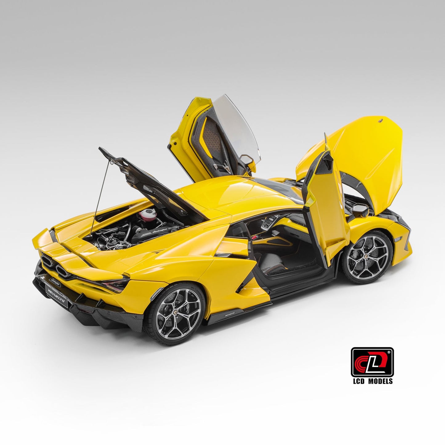 LCD 2024 Lamborghini Revuelto Yellow 1:18