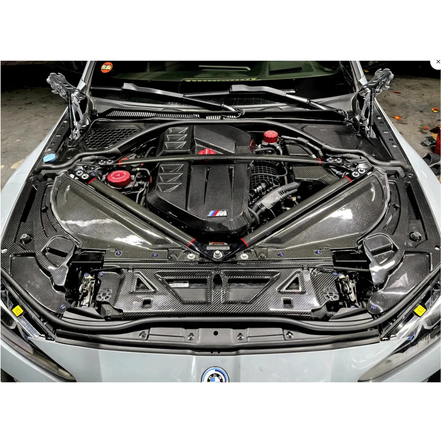 Carbon Fiber Headlamp Covers for BMW G80 G81 M3 G82 G83 M4 G87 M2